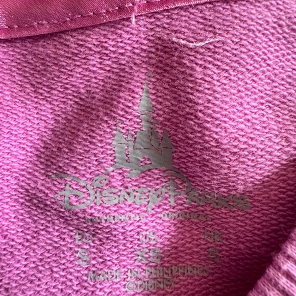 Disney Parks Womens XS Lace Mickey Mouse Sweatshirt with Button Down Back - Picture 3 of 7